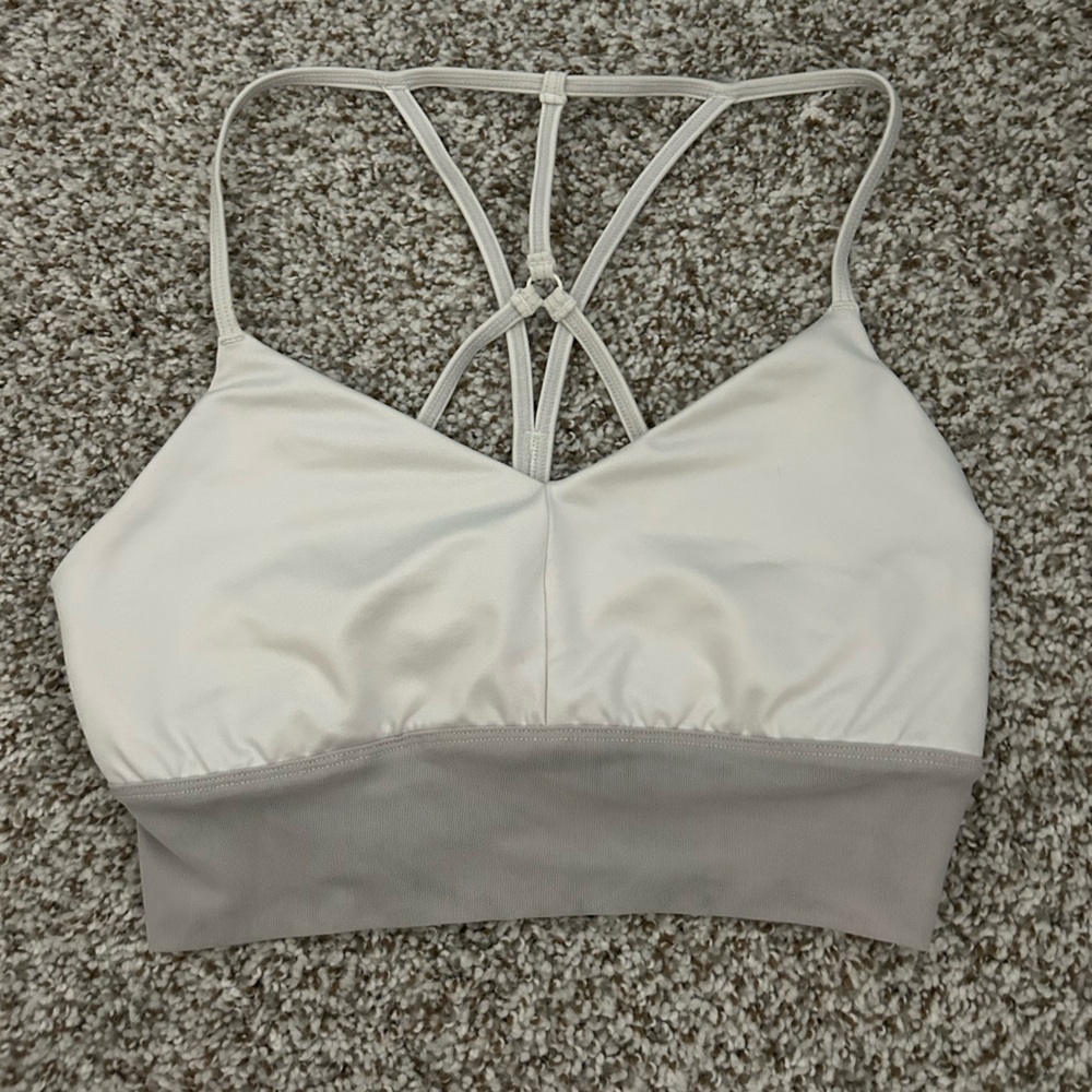 ALO Yoga Gray Sports Bra